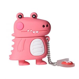 KALPZ-Clé Usb Dessin Animé Mignon 64 Go Clé Usb Pingouin Animal 32 Go Chat Hibou Clé Mémoire Lion Clé Dinosaure Stockage Externe 16G,128 Go,Pink Dinosaur - Neuf