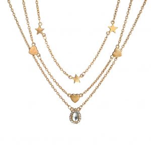 Collier Retro Multicouche De Style Occidental Pour Femme - Neuf