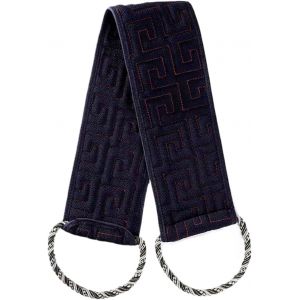 Gommage Du Dos pour La Douche,Sangle Lave Dos,Sangle De Bain,Gant de Toilette Exfoliant Double Face Avec Poignées,Brosse a Dos pour Douche,Brosse de Douche pour Le Dos - Neuf