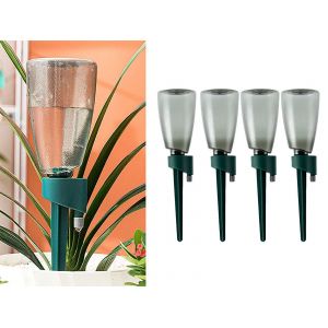 Lot de 4 arroseurs automatiques pour plantes avec flacons pour l'irrigation - Neuf
