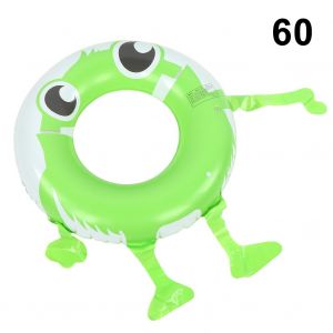 Bouee Gonflable En Forme D'animal Pour Enfants, Jouet De Piscine, Cercle, Vert, 60 Cm - Neuf