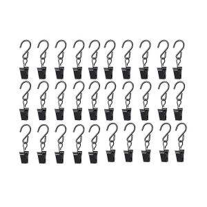 String Light Clips Crochets suspendus: 100 Pack Lumi&egrave;res suspendues Clip Heavy Duty Metal String Party Light H - Neuf