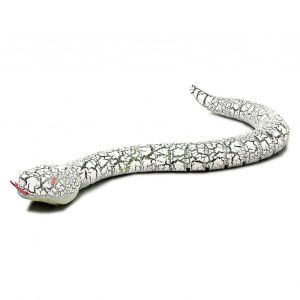 Serpent jouet t&eacute;l&eacute;command&eacute; de 39 cm (15,5 pouces) avec sonnette infrarouge rechargeable, langue r&eacute;tractable et queue qui se balance. Cadeau id&eacute;al pour les enfants. - Neuf