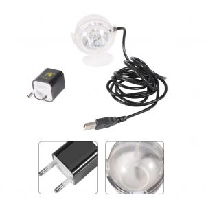 HJLIAN Mini projecteur LED submersible colore pour aquarium, AC 100-240 V, prise UE - Neuf