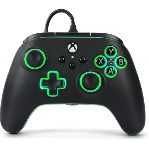 Manette filaire Advantage pour Xbox Series X|S avec Lumectra-Noire - Neuf