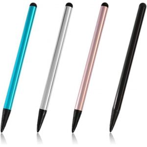 Pack de 4 stylets universels capacitifs pour &iquest;&iquest;cran tactile, stylets pour toutes les tablettes, stylet pour &iquest;&iquest;cran tactile, pour iPhone iPad Pro Mini Samsung Galaxy Surface Huawei Lenovo etc - Neuf