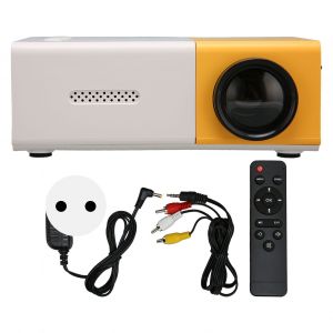 Mini projecteur intelligent HD 1080P HiFi portable, interface multimedia USB HD, carte memoire, prise UE 100-240 V - Neuf