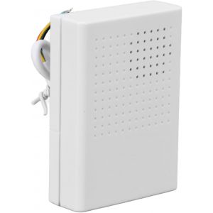 LETNERNY-Carillon Électronique Filaire, 12V Dingdong Ringtone 90Db Kit De Carillon De Porte Électronique Filaire Avec Contrôle D'Accès Pour La Maison De L'Hôtel, Blanc - Neuf