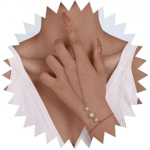 Kal-Bracelet Anneau En Perles Bracelet Esclave En Perles Bracelet Cha&icirc;ne En Perles Bracelet De Poignet Anneau En Perles Vintage Bijoux Pour Femmes Et Filles - Neuf