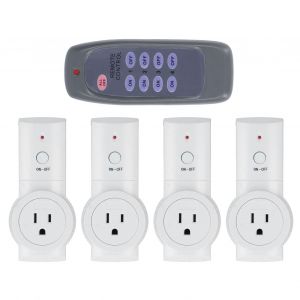 XYONG Prise electrique sans fil avec telecommande, boitier ABS a economie d'energie, prise de courant intelligente, prise americaine 120 V - Neuf