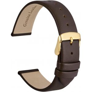 Bracelets De Montre &Eacute;l&eacute;gants, Bandes De Remplacement En Cuir V&eacute;ritable, Boucle En Acier Inoxydable, 8mm 10mm 12mm 13mm 14mm 16mm 18mm 20mm 22mm - Neuf