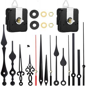 Cheng-2 Pièces Mécanisme D'horloge,Mecanisme Horloge Murale,Mécanisme De Mouvement D'horloge Murale À Quartz,Avec Différentes Aiguilles D'horloge Mécanisme,Moteurs Et Aiguilles D'horloge Murale Silen - Neuf