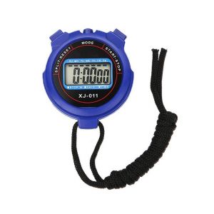 Chronom&egrave;tre Num&eacute;rique Grand &Eacute;cran Avec Cordon &iquest; L&eacute;ger, &Eacute;tanche, Id&eacute;al Pour Les Entra&icirc;neurs Et Les Athl&egrave;tes, Bleu - Neuf