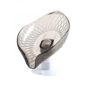Lot de 2 porte-savon à ventouse en forme de feuille grise, porte-savon portable, porte-éponge, accessoires de cuisine et de salle de bain transparents - Neuf