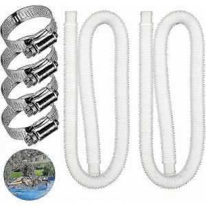 2 pcs tuyau de remplacement pour piscine hors sol tuyau de piscine pour piscines pour piscine hors sol pompe de filtre de piscine tuyau de remplacement100 - Neuf