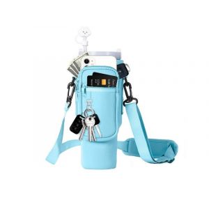 Porte-Bouteille Pour Gobelet Stanley 40 Oz Avec Sangle R&eacute;glable - Bleu - Neuf