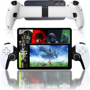 Manette de t&eacute;l&eacute;phone pour iPhone/iPad/Android/PC, manette de jeu D9 pour Switch/PS avec boutons arri&egrave;re programmables/joysticks de hall/d&eacute;clencheur de Hall, contr&ocirc;leur iOS Android compatible avec - Neuf