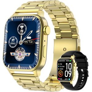 Montre Connect&eacute;e Homme, 1.85"" Hd Smartwatch Avec Appels Bluetooth, 100+ Modes Sportifs, Bracelet D'Activit&eacute; Sommeil, &Eacute;tanch&eacute;it&eacute; Ip68 Montre Intelligente Compatible Ios Android - Neuf