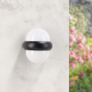 Kalanka-- Applique Murale Led Globe 10w, Blanc Chaud 3000k, 920 Lm, Angle D'&eacute;clairage De 180 &deg;, &Eacute;tanche Ip54, Id&eacute;ale Pour L'&eacute;clairage Ext&eacute;rieur De Jardin, Terrasse, Patio Ou Fa&ccedil;ade - Neuf