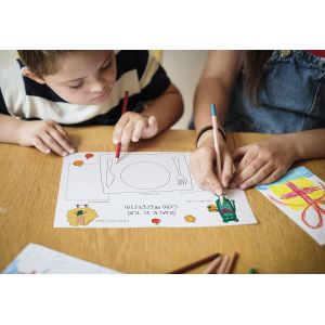 ERSHI- Lot de 100 Sets de Table américains intercalés 30 x 40 cm Happy Friend[4096] - Neuf