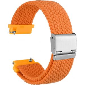 Tress&eacute; Bracelet Montre En Nylon Pour Homme Et Femme, Boucle R&eacute;glable, D&eacute;gagement Rapide, Sangles Sport Tiss&eacute;es, 18mm 19mm 20mm 21mm 22mm - Neuf