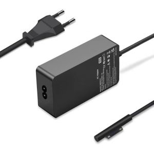 Chargeur Surface Pro,65W Microsoft Surface Laptop Ordinateur Portable Compatible avec Surface Pro 8 X 7 6 5 4 3,Surface Laptop 4 3 2 1,Surface Book,Surface Go 3 2 1 - Neuf