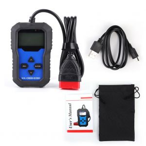 KW350 V007 OBD2 Scanner de diagnostic de voiture Temoin de reinitialisation d'huile Service EPB Outil de diagnostic Convient pour A1 A3 A4 A5 A6 A7 A8 - Neuf