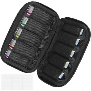 Etui de Rangement pour Cl&eacute; USB, Sac de Rangement pour Cl&eacute; USB avec 10 Emplacements per Memory Stick/Memoria, adatto per i viaggi, l'ufficio e la CASA - Neuf