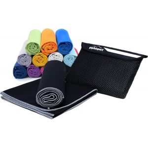 Tzf-Serviettes En Microfibre | Serviette En Microfibre, Serviette De Voyage, Serviette De Plage | Séchage Rapide, Ultraléger, Peu Encombrant | Pour Enfants, Hommes Et Femmes - Neuf