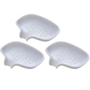 Plateau D'&eacute;vier En Silicone Avec Porte-Savon Et Porte-&Eacute;ponge Et Syst&egrave;me D'&eacute;vacuation Int&eacute;gr&eacute;, Id&eacute;al Pour La Cuisine. - Neuf