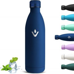 Subzonal-Gourde Isotherme, Anti Fuite Gourde 1l, Bouteille D'eau En Acier Inoxydable, R&eacute;utilisable Gourd Inox Sans Bpa, 24h Froid Et 12h Chaud, Bouteille Isotherme Pour Randonn&eacute;e, Bureau, Sport - Neuf