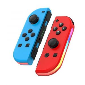 Joy-con handle set (pour Switch)-Bleu + rouge - Neuf