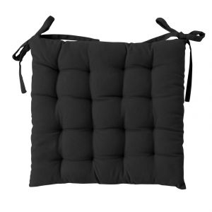 Galette De Chaise Piqu&eacute;e 16 Points En Coton Et Nouettes - Neuf