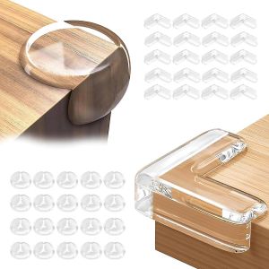 40pcs Coin De Table Protection Bebe,Transparent Protection Coin De Table B&eacute;b&eacute; Avec Une Super Colle Am&eacute;lior&eacute;e,Protection Pour Bureau,Berceau,Coins,Pour Securite Enfant Domestique - Neuf