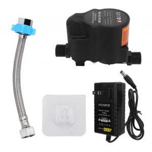 XYONG Pompe de surpression d'eau a induction automatique, faible bruit, pour salle de bain, prise americaine 100-240 V, DC 24 V - Neuf