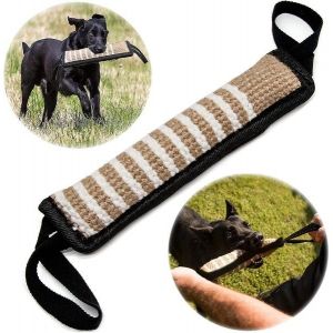 Jouet De Tir À La Corde Durable Pour Chien - Jouet Interactif À Tirer Avec Doubles Poignées Pour L'entraînement Et Le Plaisir - Parfait Pour Les Races Moyennes À Grandes - Neuf