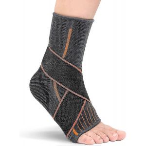 Attelle De Cheville Support De Tendinite D'achille,Manchon Enveloppant De Cheville Avec Double Sangle,Chaussettes De Compression Pour La Fasciite Plantaire Pour La Protection Sportive Injury Reco - Neuf