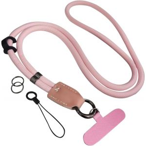 KAL-Cordon Telephone Portable &Eacute;l&eacute;gant Dragonne T&eacute;l&eacute;phone Portable Pratique Lani&egrave;re T&eacute;l&eacute;phone Portable Confortable Pour Femmes Hommes (Rose) - Neuf