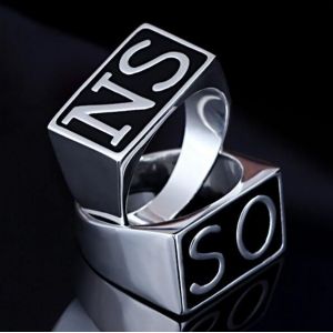 Lot De 2 Bague Ns+ Os Anneau Sons Of Anarchy En Acier Ns Os - Bs - Neuf
