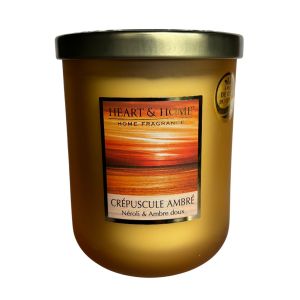 Grande bougie parfum&eacute;e Cr&eacute;puscule ambr&eacute; 320 g - Neuf