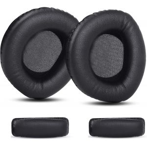 KAL-Coussinets D'Oreille Coussinets De Remplacement Compatibles Avec Le Casque Sennheiser Hdr160 Hdr170 Hdr180 Pour Le Système Rs160 Rs170 Rs180 Rf Avec Cuir Protéiné - Neuf