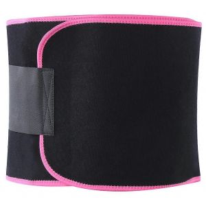 Fitness Amincissant Taille Façonneur Corps Support Taille Entraîneur Ceinture Réglable Pour Sportl : 25x130cm / 9.8x51.2in Rose - Neuf