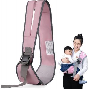 Kalanka-Porte Bebe, Portable Echarpe De Portage Bébé Avec Des Bretelles Confortables Et Réglables, Porte Bebe Epaule Naissance For Bebe, Nourrissons Jusqu'à 25 Kg (Couleur Rose) - Neuf