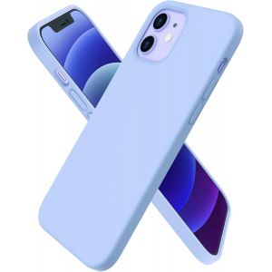 Maa-Coque Pour Iphone 12 Case 6,1"" Et Iphone 12 Pro Case,Fine En Caoutchouc Liquid Silicone Cover Protection Bumper Anti-Choc Housse Étui 6,1 Pouces Bleu Clair - Neuf