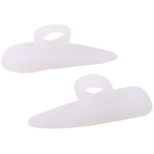 &Eacute;lastique Souple Orteil Coussin Correcteur Pour Les Orteils En Marteau Et La Griffe D'orteil De Soulagement De La Douleur, En Gel Confortable Mat&eacute;riel, Taille Ajustable Paire - Neuf