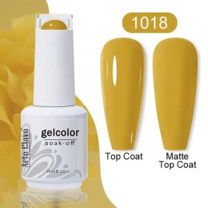 Arteclavo Vernis &Agrave; Ongles Gel Couleur Rouge Cerise Vernis Gel Semi-Permanent Pour No&euml;l Nail Art Design Bouteille En Verre Dessus Colorcard.1018. - Neuf