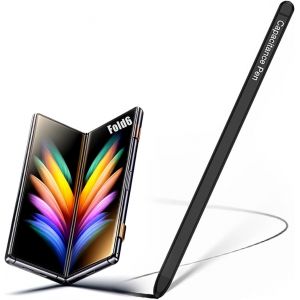 S Pen Replacement, z Fold6 Pen Stylus Pens, Fold 6 Slim Pens, Stylet pour Galaxy z Fold6 Fold Edition, Stylo de Saisie Universel pour Samsung Galaxy Z Fold6-Noir - Neuf