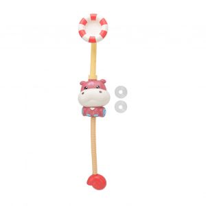 Baignoire Pour Bebe, Jouet De Douche Hippopotame Electrique, Cercle De Macarons, Douche A Jet, Salle De Bain, Eau, Jouet Pour Enfants, Rouge - Neuf