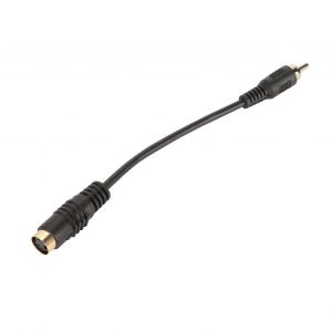 Mini DIN 4 broches vers RCA Câble femelle vers mâle Plug and Play S Vidéo vers RCA Cordon adaptateur pour lecteur DVD CD PC HDTV - Neuf