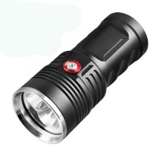 Lampe torche P50, projecteur multifonction ultra-lumineux, lampe torche UV rechargeable USB 50 W &agrave; miroir noir - Neuf
